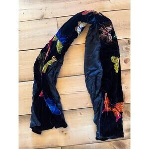 REDfish Designs Velvet & Silk Butterfly Scarf/wrap. Beautiful colors!